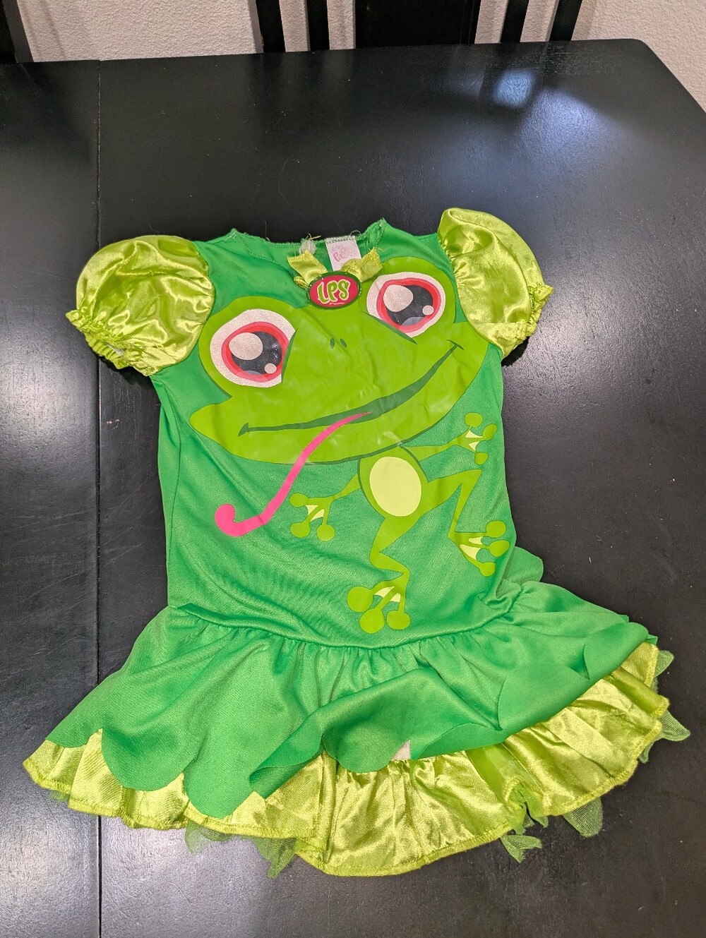 2010 Hasbro LPS Littlest Pet Shop Girls Frog Costume size M Medium 7/8